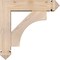 Ekena Millwork Westlake Arts and Crafts Smooth Bracket w/ Offset Brace, Douglas Fir, 5 1/2"W x 20"D x 20"H BKT0604X20X20WTL03SDF - alternate 2